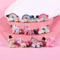 10 PCS/Set New Korean Cute Rainbow Unicorn Hair Clips for Kids,  Hairpins , Unicorn hairpins, Hair Accessories for girls. 
