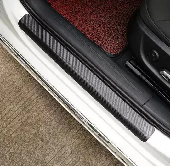 Universal%204pcs%203D%20Carbon%20Fiber%20Scuff%20Plate%20Auto%20Door%20Edge%20Sill%20Strips%20Protector%20Anti%20Scratch%20Guards%20For%20Car%20Stickers%20Accessories%20-%20Image%203