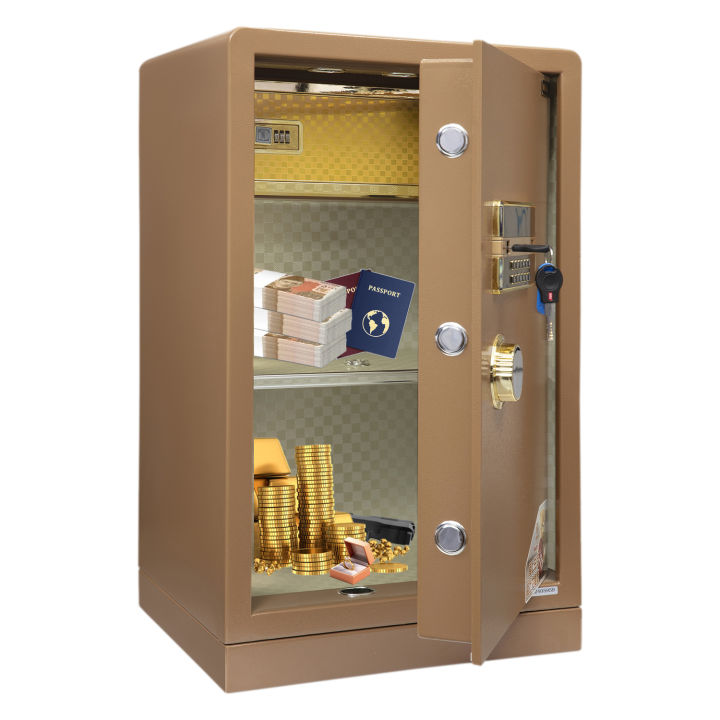 DIGITAL SECURITY LOCKER FOR HOME AND OFFICE USE NW-57-KG-GOLDEN