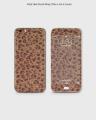 Oppo F1S Phone Skin Front Back And Sides Pink Glitter Leopard Texture Skin. 