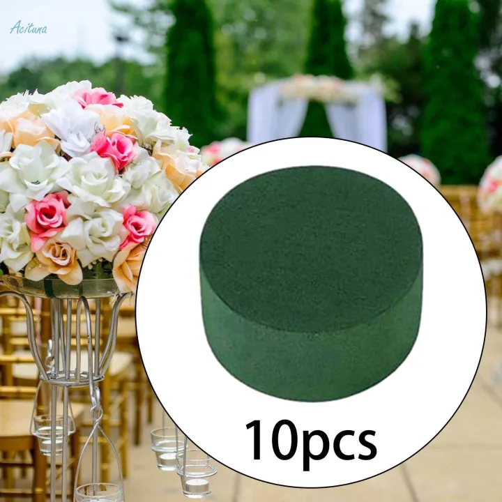 10x%20Round%20Floral%20Foam%20Blocks%20DIY%20Green%20Plant%20Foam%20for%20Wedding%20Birthday%20Decor%20-%20Image%205