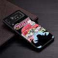 Cartoon P-Powerpuff-Girls Phone Fold Case for Samsung Galaxy Z Flip 5 4 3 ZFlip4 Z Flip5 5G ZFlip3 Flip4 Flip3 Black Shell Cover. 