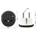 Universal Plug Converter FR AU US 20pcs UK To EU Travel Adapter High Quality Home Plug Adapter 16A 250V Wall Electric Socket. 