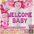 Welcome Baby Foil Letter Arch Theme Collection, Baby Showers, Baby Boy, Baby Girl, Baby Announcement Events, Party Decor Supplies, Kids Born Day, Latex Balloon, Shape Foil Balloon, Glue Dot, Curtains, HBD Birthday Parties : OCZxdG7i, uHr2EPxH. 