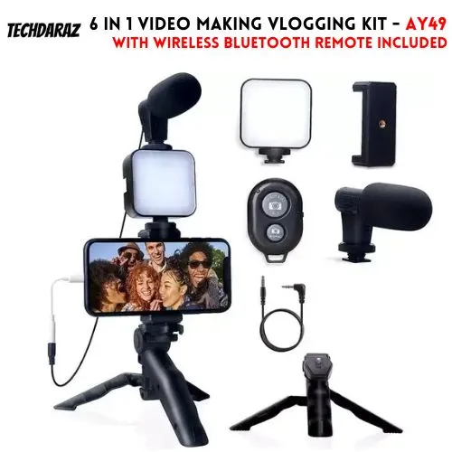 6%20in%201%20Video%20Making%20Vlogging%20Kit%20Tripod%20For%20Smartphone%20&%20Camera%20Vlog%20Kit%20-%20Mini%20LED%20Video%20Light,%20Extendable%20Phone%20Clip,%20Tripod%20with%20Adjustable%20Brightness%20For%20Live%20Stream%20Vlog%20Video%20Shooting%20Video%20Conference%20Selfie%20-%20Image%205