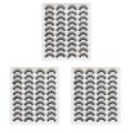 60 Pairs 3D Chemical Fiber Lashes Natural False Eyelashes Dramatic Volume Lashes Makeup Extension Eyelashes. 