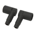 Spark Plug Coil Boot, Wear Resistant Exquisite Manufacturing Rubber Plug Wire Boot for 6-10mm Wires. 