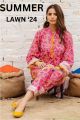 Lawn 3 Piece Embroidered Suit With Shafoon Dupatta Latest Design Most Demanding Summer Ladies Suit Unstitched. 