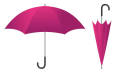 1 Foot Pink Fancy Kids Umbrella Rainwear Portable Kids Umbrellas Colorful Umbrella for Boys and Girls NOTE random color will be delivered. 