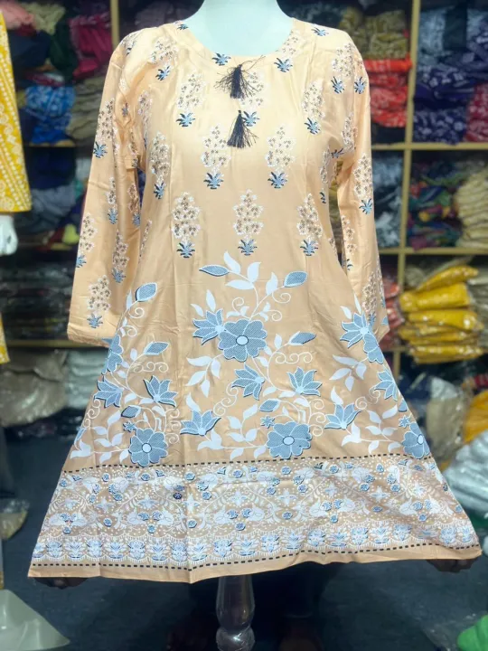 Block%20Printed%20Stitched%20Lenin%20Shirt%20girls%20And%20%20women%20Shirt%20casual%20-%20Image%205