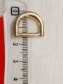 10,20,pcs Gold D-Ring Buckle for Belts, Bags, Purses and Crafting Jewelry | Sturdy Metal Ring for Straps & DIY Projects. 