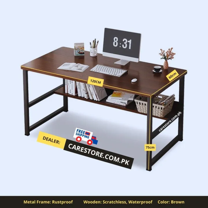 Ideal%20Computer%20table%20&%20Study%20desk%20with%20Wood%20and%2025mm%20Metal%20Frame%20Powder%20Coating%20-%20Image%203