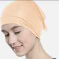 Pack of 3 plain Head scarf inner hijab cap-Muslim hijab cap-Women Islamic underscarf hijab cap in multi colors. 