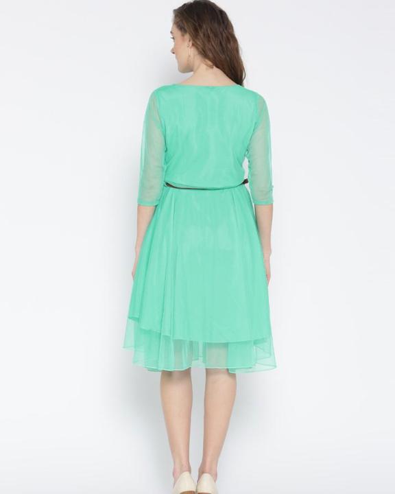 The-Ajmery%20Sea%20Green%20Net%20Mini%20Fit%20And%20Flare%20Dress%20For%20Women.%20SS-255%20-%20Image%204