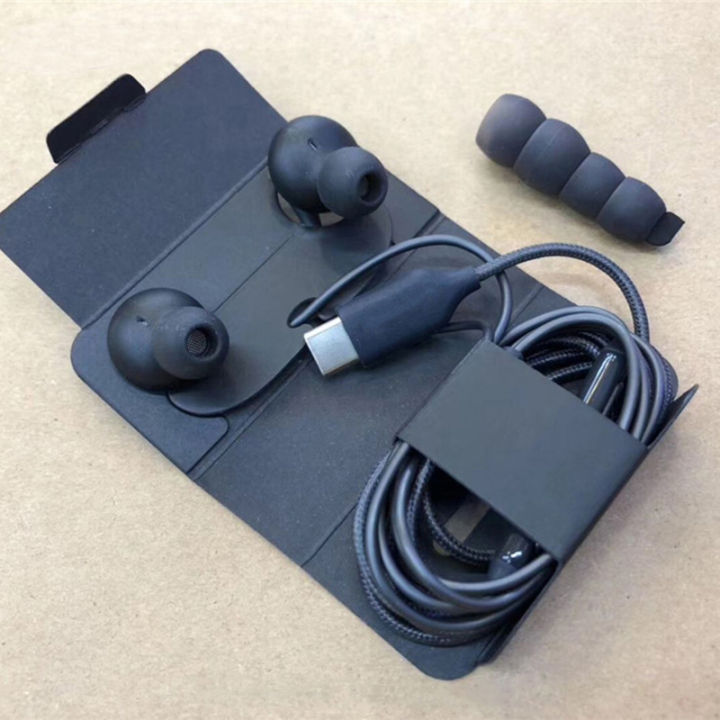 For Samsung S23 S24 Ultra Type C Earphones In-Ear Wired With Microphone Hi-Fi Stereo Noise Canceling Headphones For Note10 S23FE