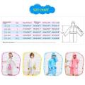 Children Kids Rain Poncho, Cartoon Hooded Raincoat Kids Rain Jacket Rainwear With School Bag Cover For Age 6-13 Years Girls Boys. 