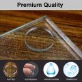 20PCS Wahser Spacer 20mm*3mm Glass Table Top Anti Slip Pads Clear Non Adhesive Glass Table Top Bumpers Round Under Glass Pads. 