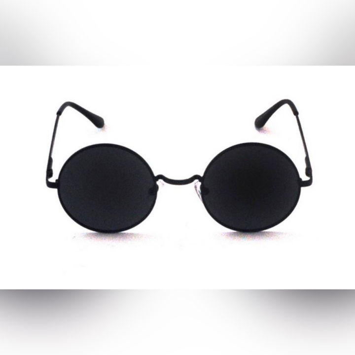 Black Round Sunglasses for Men/Women