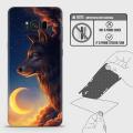 Samsung Galaxy S8 Plus Back Skin - Design 5 - Mighty Wolf Skin Wrap Back Sticker. 