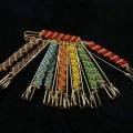 Pack of 12 Pieces Hijab Pins Beautiful Pins Muslim For Women Safety Scarf Pins Hijab Pins. 