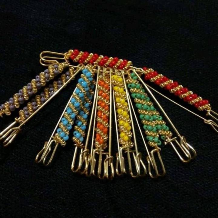 Pack of 12 Pieces Hijab Pins Beautiful Pins Muslim For Women Safety Scarf Pins Hijab Pins