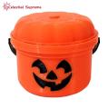 Hanging Pumpkin Decorations Mini Pumpkin Buckets with Handles Halloween Party Decor Trick or Treat Candy Bucket Favorite Plastic Pumpkin Containers. 