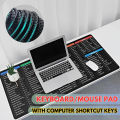 Keyboard/Mouse Pad Excel Mouse Pad Shortcuts, Excel Short Cut Desk Mat, Excel Shortcut Keys Mouse Pad, Word/Excel Shortcuts Cheat Sheet Mouse Pad, Non Slip Rubber Base Mice Smooth Excel Cheat Sheet Mouse Pad. 