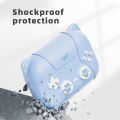 (Only Case) ARMICO AirPods Pro 2 Case 2022, AirPods 3 Case 2021,  Soft Silicone Skin Cover Shock-Absorbing Pink Protective Case for AirPods Pro 2nd Generation Case, Pink Cat Design Case for Airpods pro. 