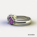 THE CHARISMA RING - FINE QUALITY OF 925 STERLING SILVER JEWELRY RINGS FOR GIRLS. 