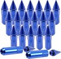 Blox 20Pcs M12x1.25 / M12X1.5 Racing Spikes Aluminium 60MM Extended Tuner Alloy Wheel Rims Lug Nut Screw Spikes Wheel Nuts. 