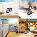 【Footprint】 Amshop LCD Clock Electronic Humidity Meter Digital Thermometer Hygrometer Alarm Clock. 