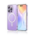 Apple iPhone 14 Max Magnetic MagSafe Compatible Protective Clear TPU Transparent Case. 