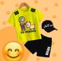 "Eid-ul-Adha Kids' Printed T-Shirt, Shorts & Cap Combo: Pack of 3". 