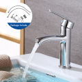 Lever mixer Basin Faucet Bathroom Sink Mixer washbasin Faucet Silver Bathroom Taps Modern Essentials. 