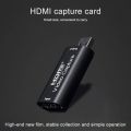 Video Recording Card Capture Card HDMI USB Adapter, 4K HDMI Capture Card HDMI Video Capture USB 2.0 1080P for Gaming, Streaming TV, Recorder Live Streaming Video for Windows Mac OS. 