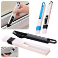 Household 2 In 1 Cleaning Brush Tool Multipurpose Window Door Keyboard Cleaning Brush Tool Computer Removal Clean Quick Slit Device Portable Corner Spoon Duster. 