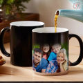 Customized / Personalized Photo Magic Mug - Customized Magic Mug With Your Picture, Logo, Text, or Any Other Design - Customized Photo Mug With Your Design Printing - Best Dad, Best Mom, Birthday Gift, Anniversary Gift - Best Gift For Your Loved Ones. 