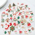 Functional Christmas Pendants Christmas Charms Set 50pcs Handmade Alloy Jewelry Making Pendants for Diy Bracelets Necklaces Earrings Festive Accessories for Sewing Bags Crafts Southeast Asian. 