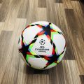 UEFA Champion League Football White Match Soccer Ball 2022-23 Size 5 with free Nozzle by King Sports. 