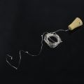 1PCS Solar 2M Cork Shaped 20 LED Night Fairy String Light Warm White. 