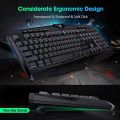 Keyboards -  PC232 Gaming Keyboard 112 Keys Wired Membrane Keyboard RGB Light Backlit Anti-Ghosting English Keyboard For Laptop PC (English Keyboard). 