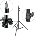 7-feet tripod stand with Fancy Mobile holder for multipurpose use, equipment, photography, videography, Tiktok, studio lighting, and ring light in an elegant home. 