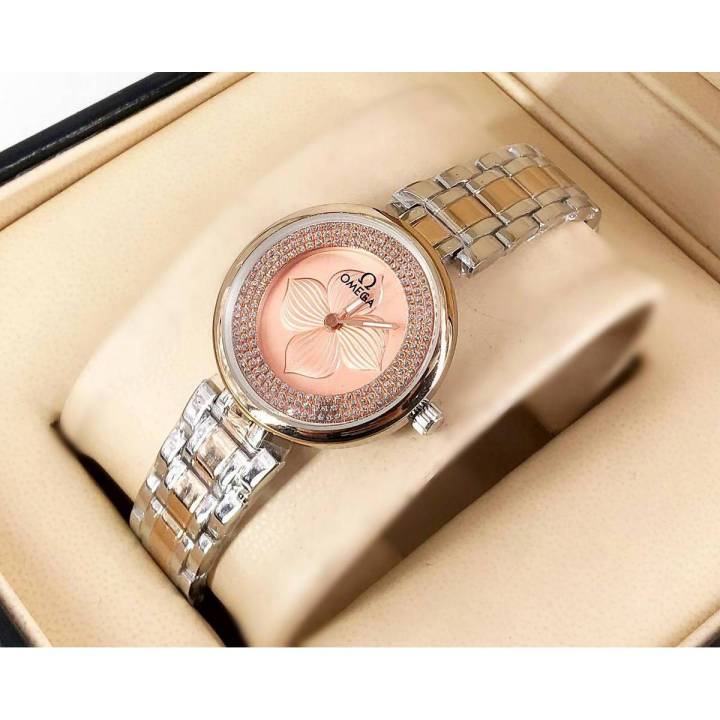 Xenlex Fashionable Latest Style Watch with Leather Strap & Steel Watch Case For Party Casual Gift for Women girls watches