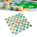 Flying Chess Game, Portable Wearable Drop Resistant 3 in 1 Plastic Material Ladder Board Game for Family for Adults. 