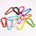 10pcs Cute Macaron Color Carabiner Climbing Hook Keychain Ring Metal Buckle Car Key Ring For Handmade Jewelry Making Accessories. 