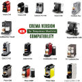 Espresso Refillable Capsules Reusable Nespresso Pod Espresso Coffee Pod Stainless Steel Capsules Compatible. 