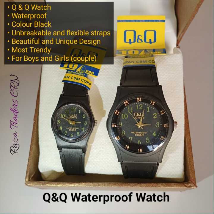 Couple watches (Pack of 2)  / Gift watches, Q and Q watches, best watch for gift, boys and girls