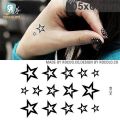 3D Star Classics Design Flash Temporary Tattoos. 