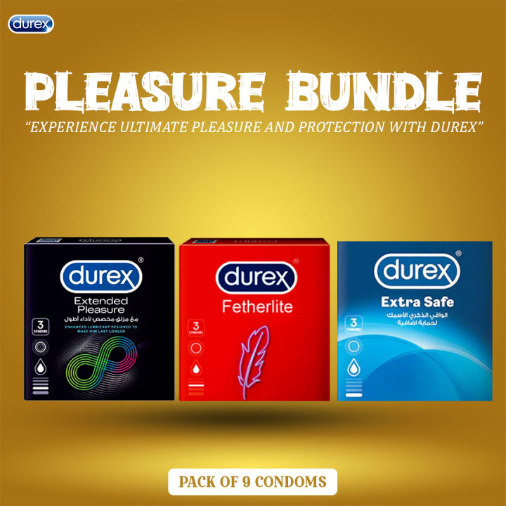 Durex Deal Extended Pleasure Featherlite and Extra Safe 3's Condoms