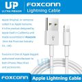 Original FOXCONN Apple Lightning Cable For Apple iPhone / Iphone Data Cable iPhone 5, iPhone 5S, iPhone 5C, iPhone 5SE, iPhone 6, iPhone 6S, iPhone 6 Plus, iPhone 6S Plus, iPhone 7, iPhone 7 Plus, iPhone 8, iPhone 8 Plus, iPhone X, iPhone XR, iPhone XS, i. 